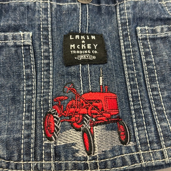 NWT Vintage Lakin ⭐️ McKey Farm All Overalls Boys Size 12 - Picture 2 of 12